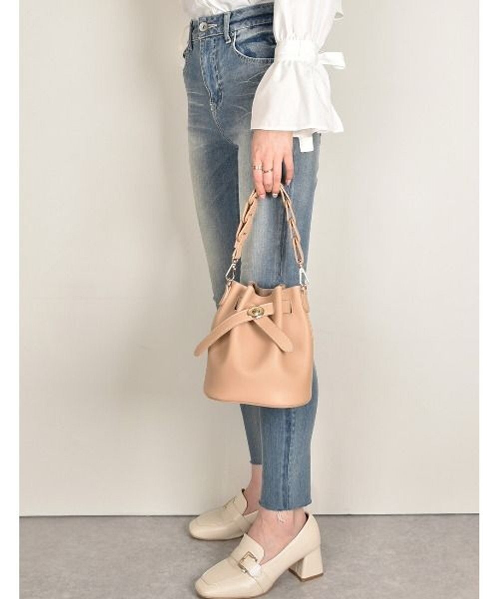 LA BAGAGERIE 【MONICA】編み込みハンドル2WAYバッグ 