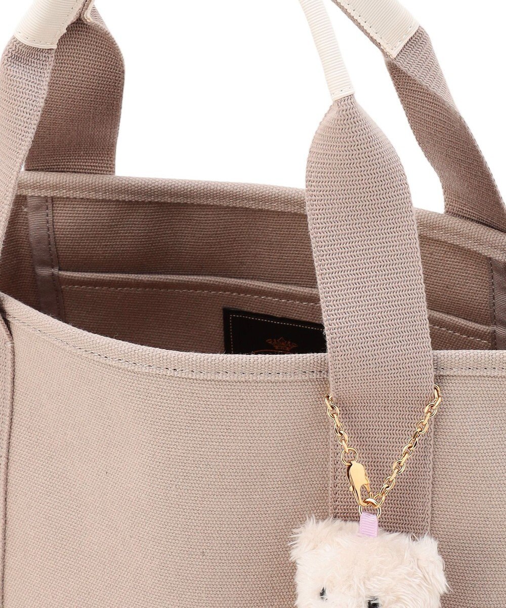 TOCCA 【ぬいぐるみチャーム付き】TOCCA AMICO CANVAS TOTE キャンバストート 
