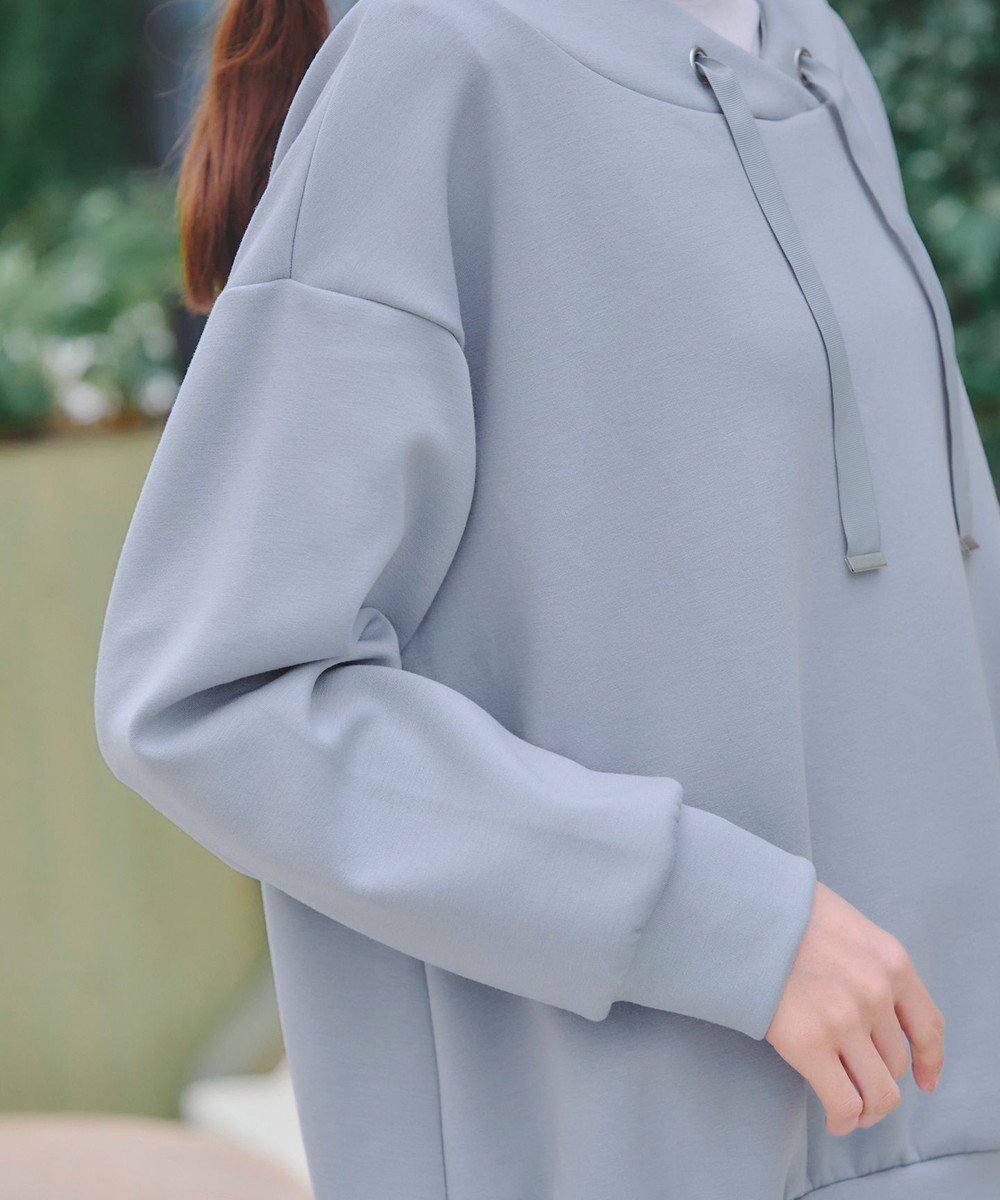 Tiaclasse 【洗える】フード風ダイバートップス 