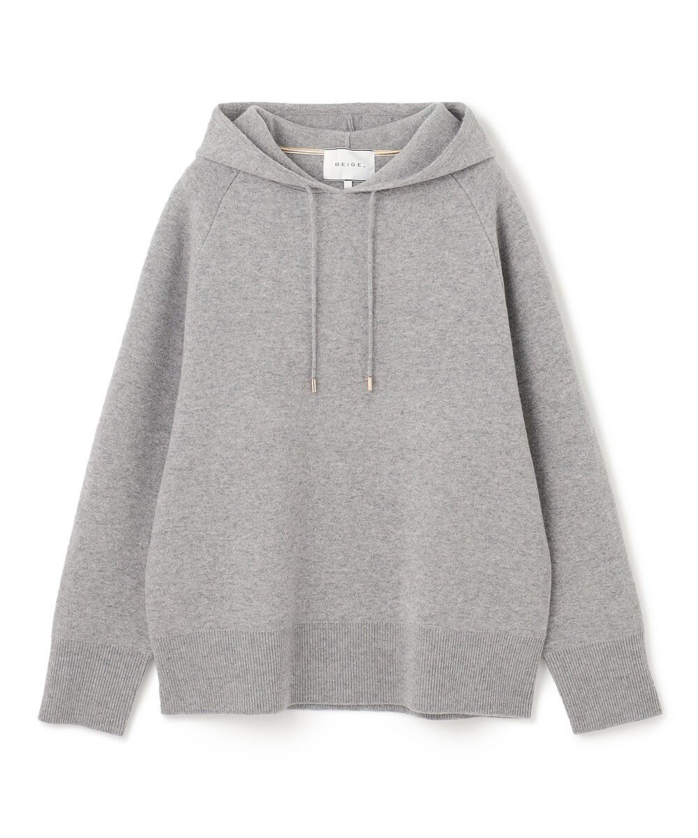 BEIGE， COURCETTE / ウールニットパーカー 