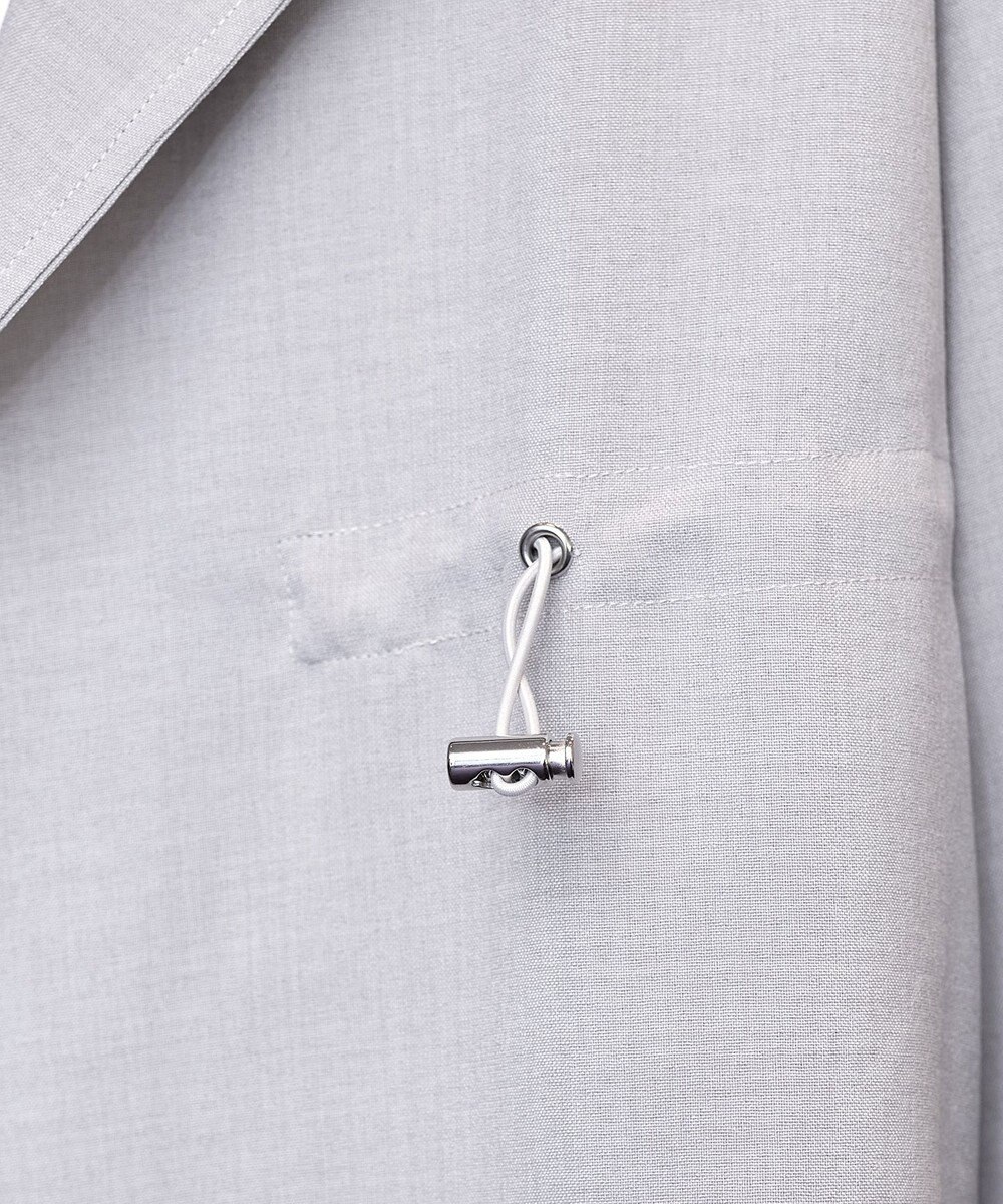 Tiaclasse 【洗える】パフスリーブ着流しコート 