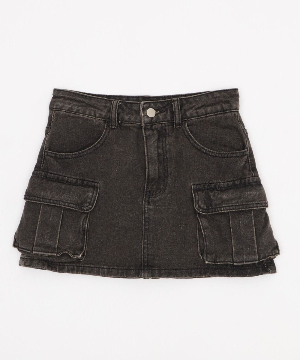 WEGO ハトメベルトカーゴデニムスカパン 