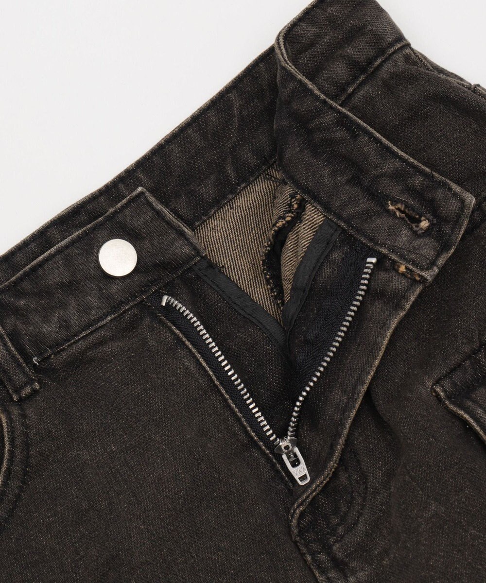 WEGO ハトメベルトカーゴデニムスカパン 