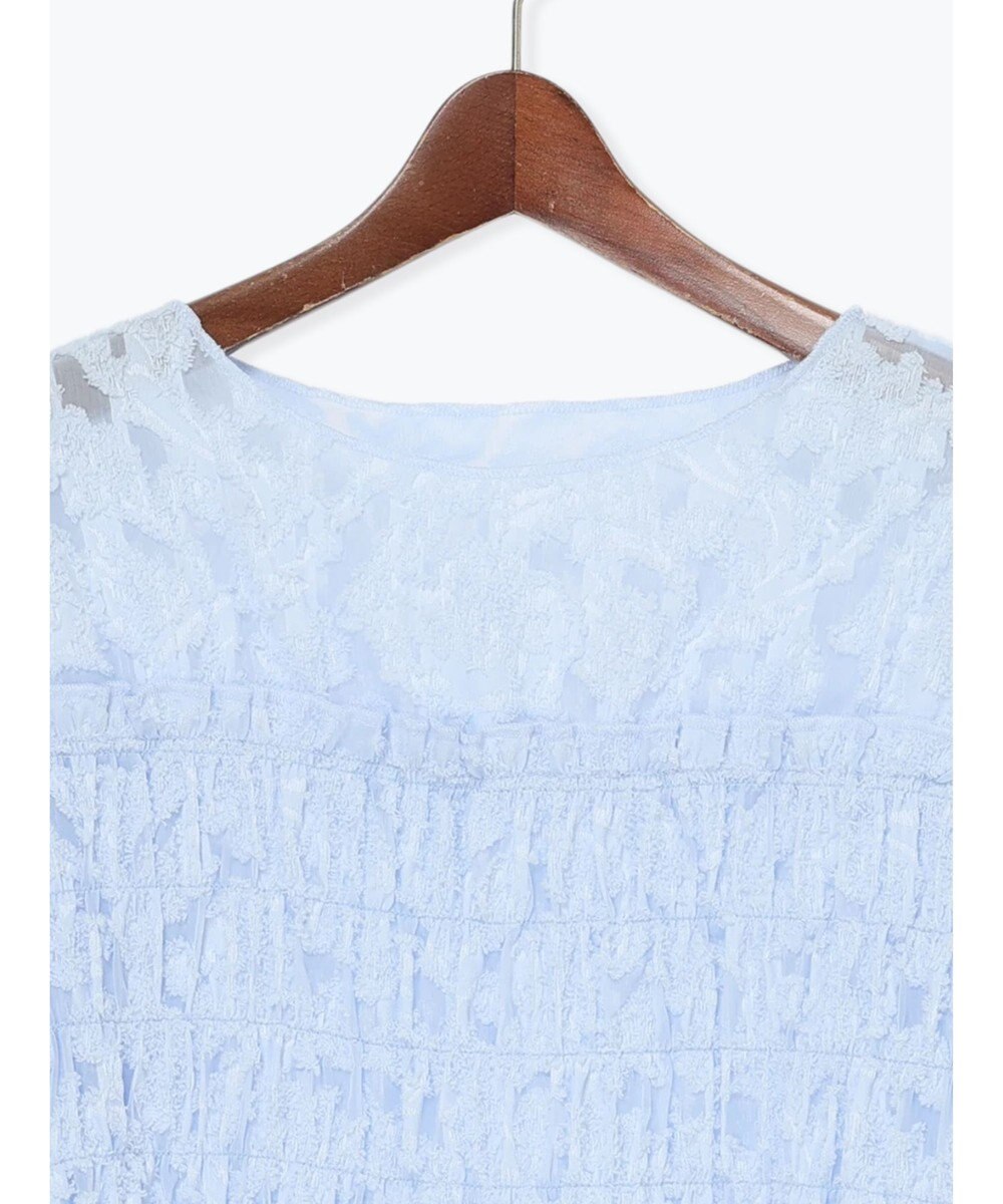 Te chichi 【宮本茉由着用】カットジャガードチュニックブラウス 