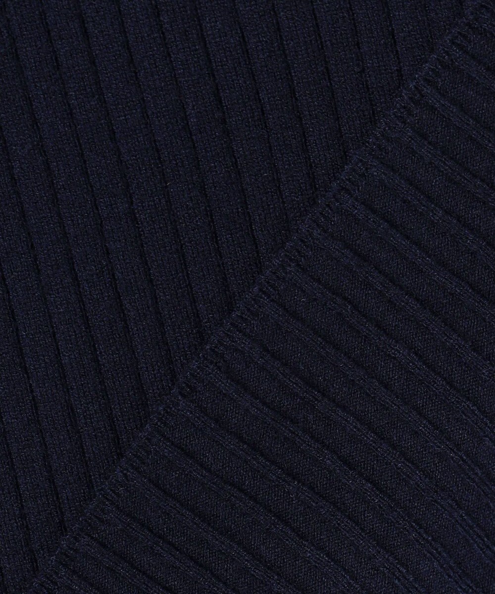 ANY SIS S CICA加工 襟デザイン ニット 