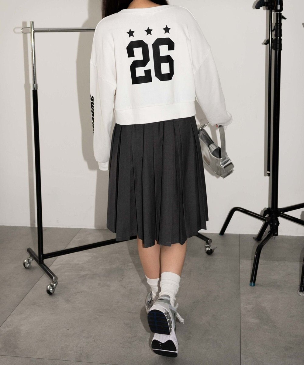 WEGO スターナンバリングショートスウェット 