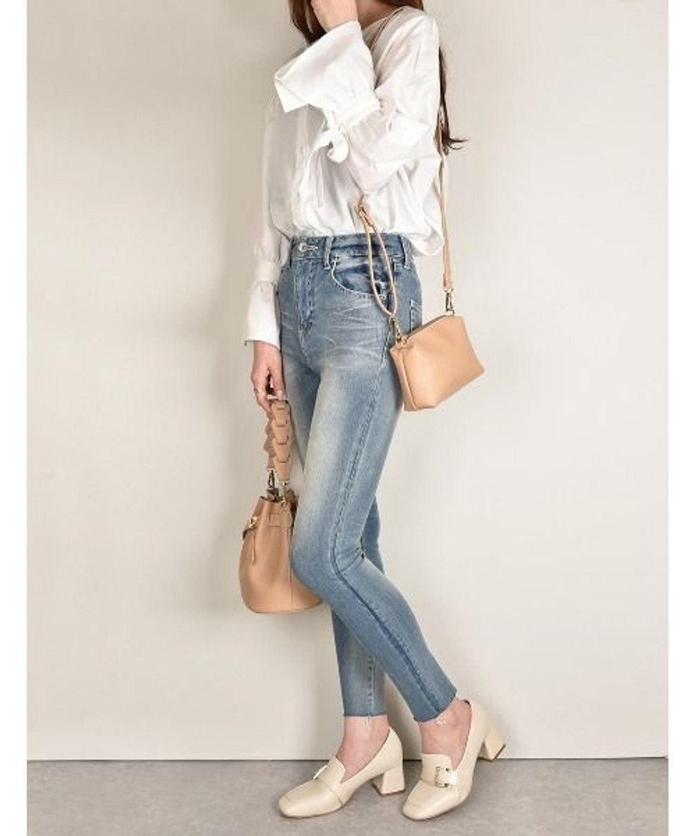 LA BAGAGERIE 【MONICA】編み込みハンドル2WAYバッグ 