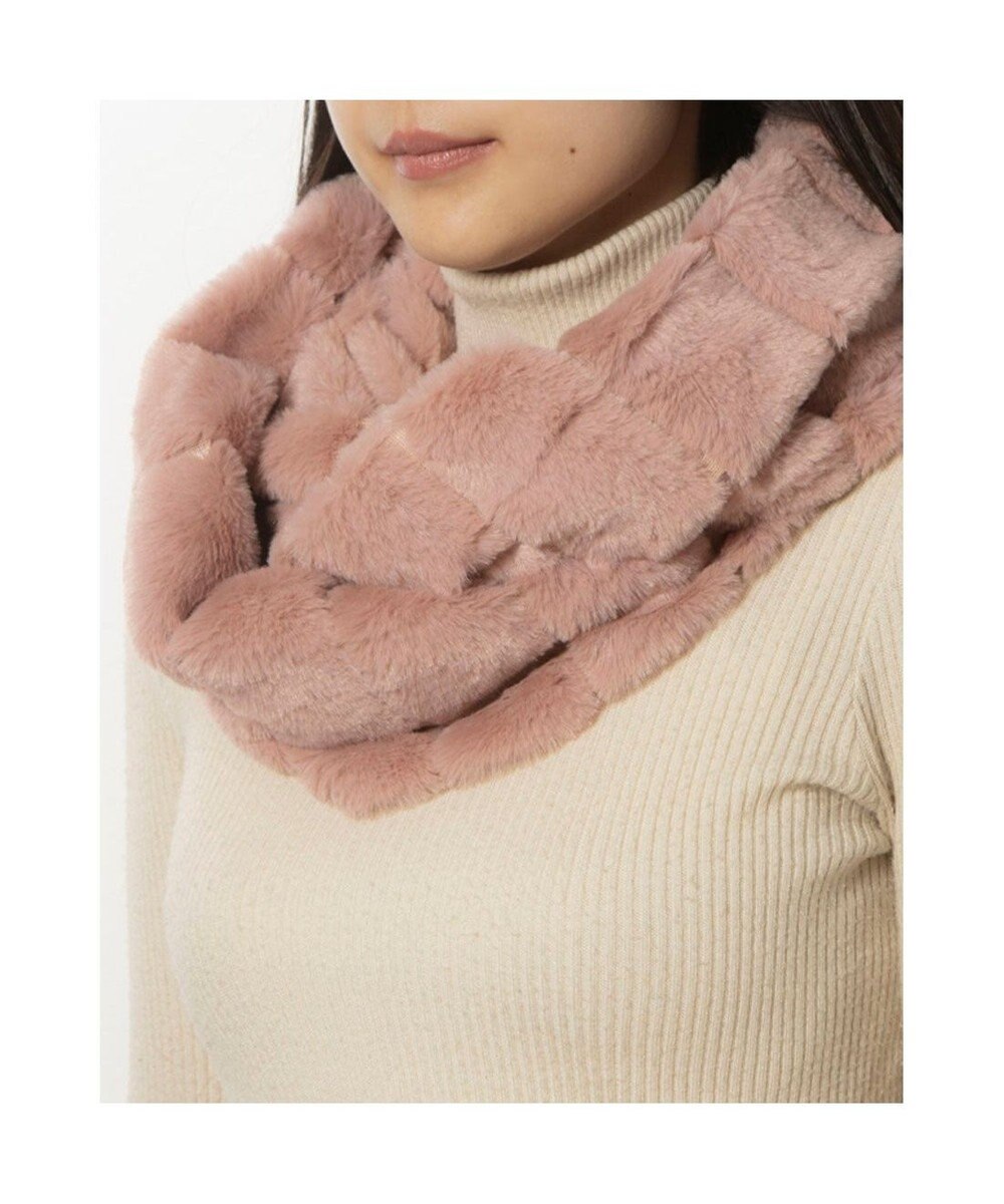 UNBILLION カシュネ cache nez / 畝入りフェイクファースヌード 