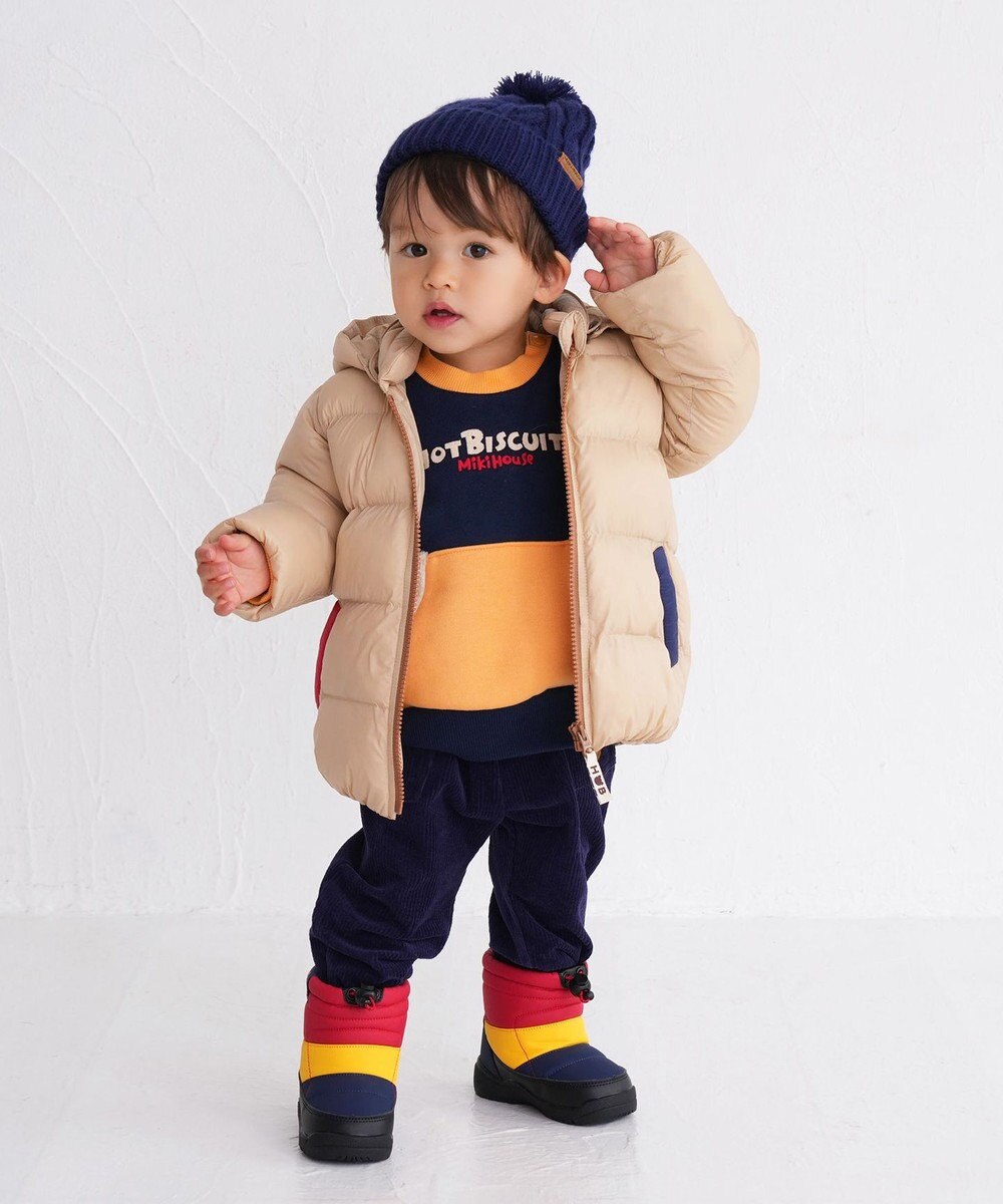 MIKI HOUSE HOT BISCUITS 【80-120cm】 シンクラウド 中綿ジャンパー 