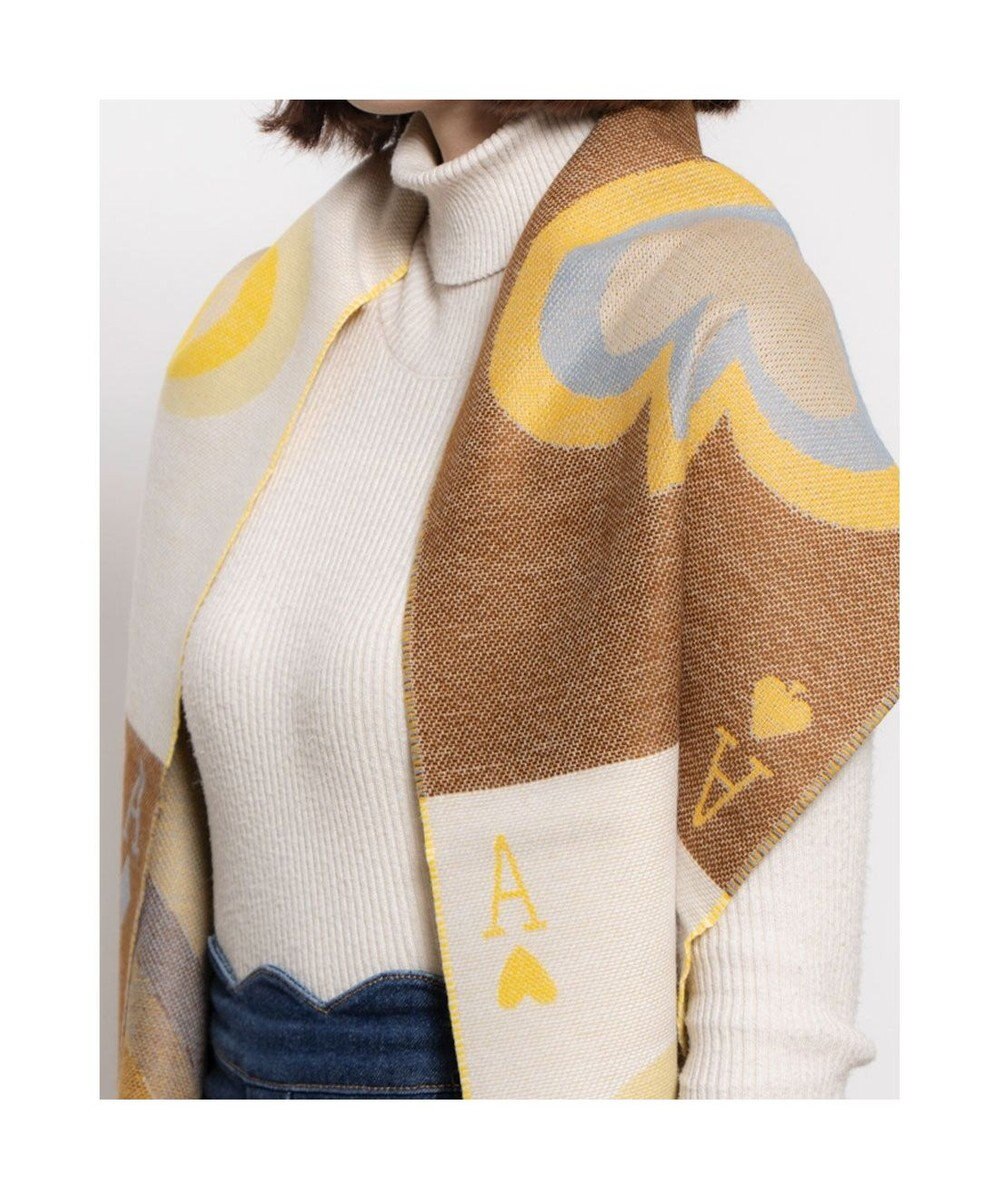 UNBILLION カシュネ cache nez / トランプ柄マフラー 