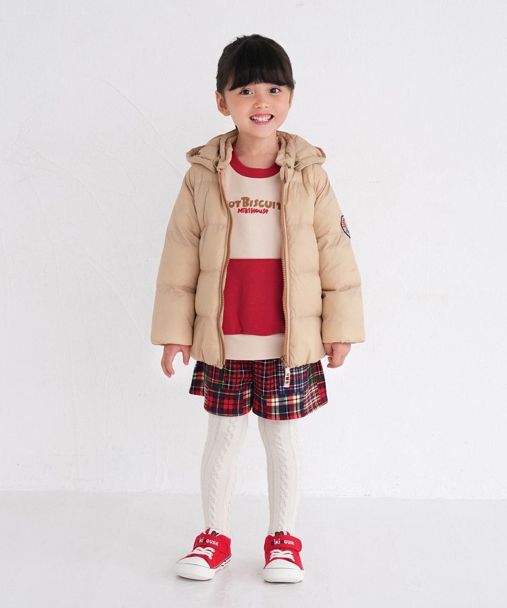 MIKI HOUSE HOT BISCUITS 【80-120cm】 シンクラウド 中綿ジャンパー 