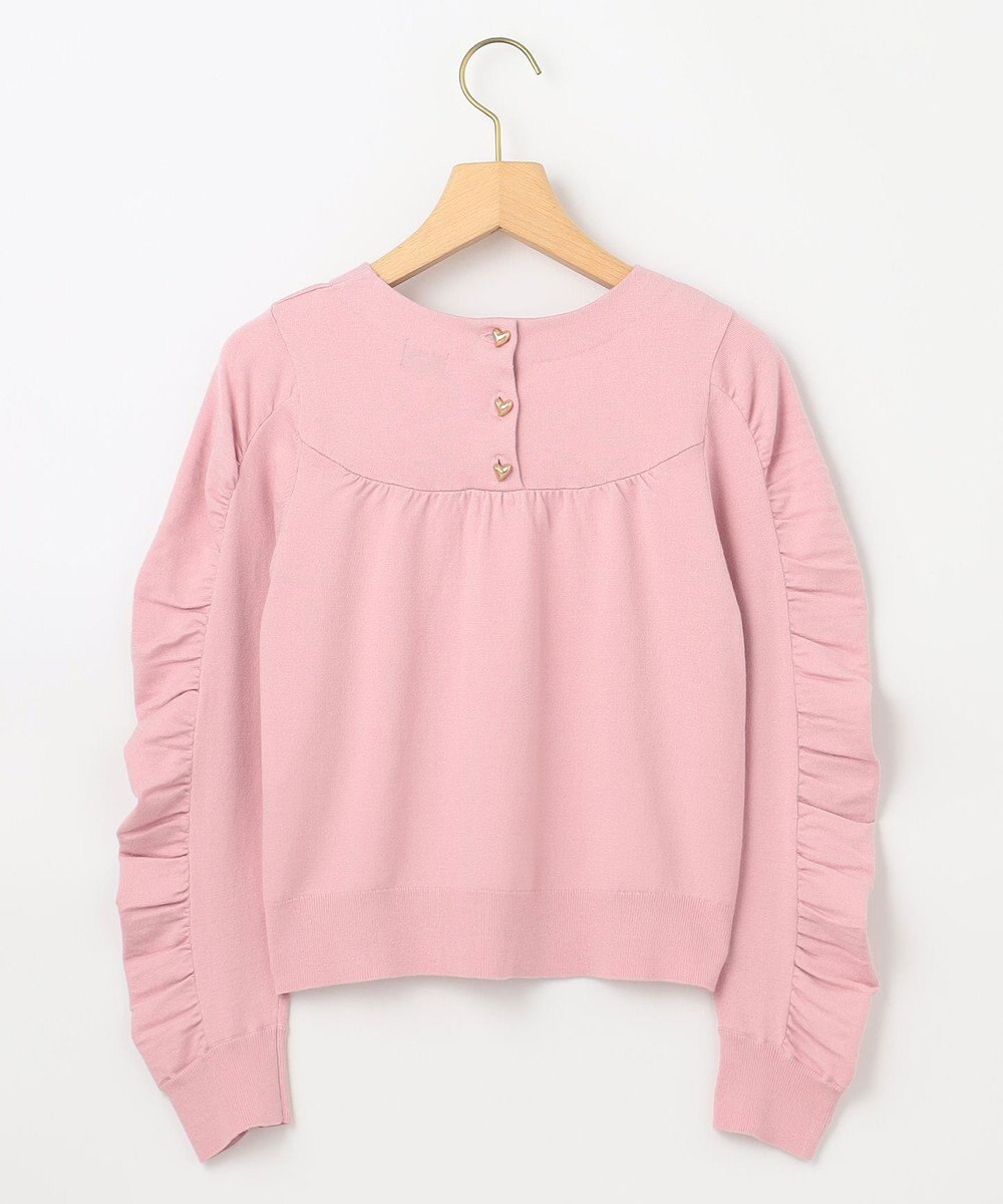 組曲 ハートボタン ニットプルオーバー 