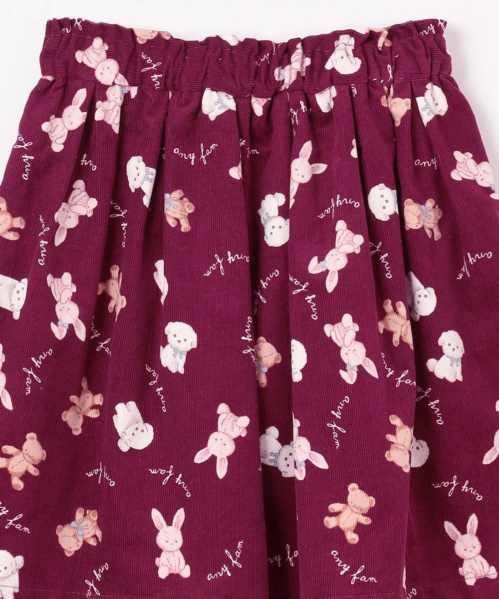 ANY KIDS アニマル 総柄 スカパン 