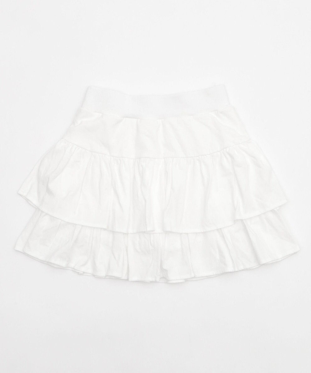 WEGO 【ウエストゴム】カットフリルスカパン 