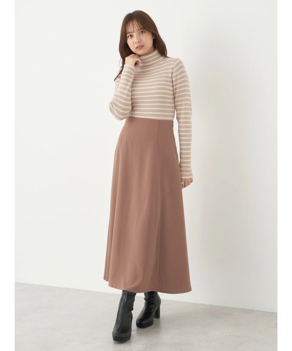 earth music&ecology バックレースアップスカート 