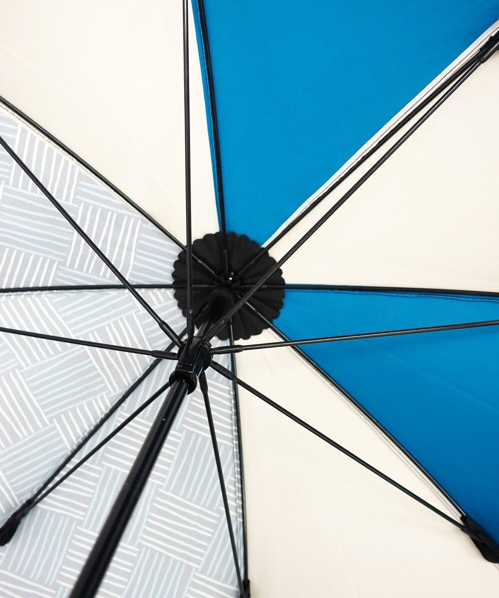 +RING UNISEX プラスリング 長傘60cm BLU/WHT T1275 