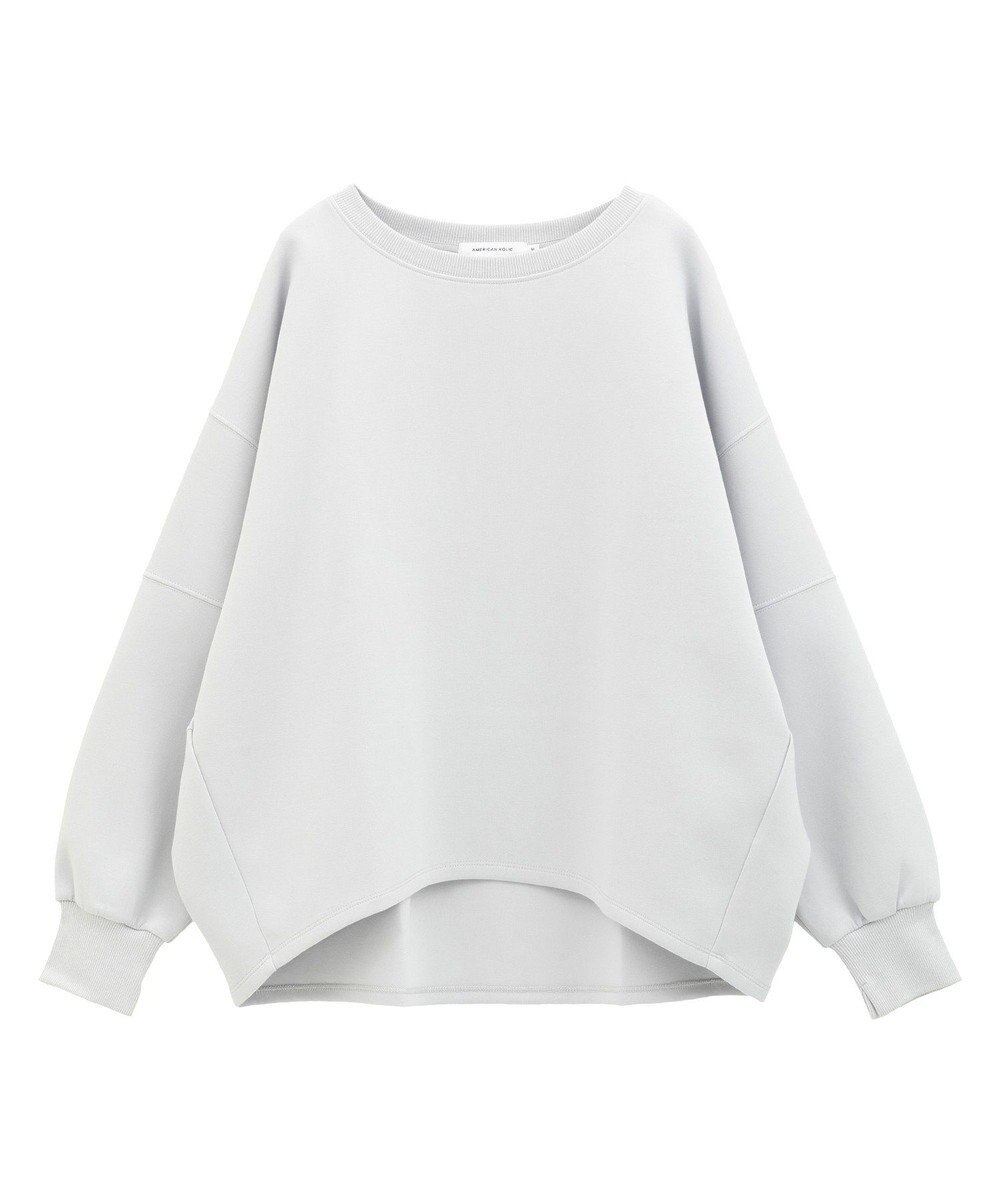 AMERICAN HOLIC 【WEB限定】袖タックコクーンポンチプルオーバー 