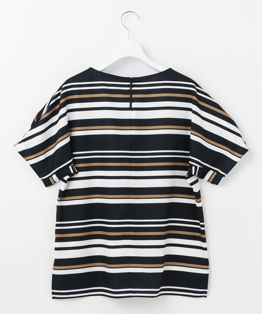 自由区 【接触冷感・速乾・UVカット・撥水・防シワ】リネンライクツイル プルオーバーブラウス 