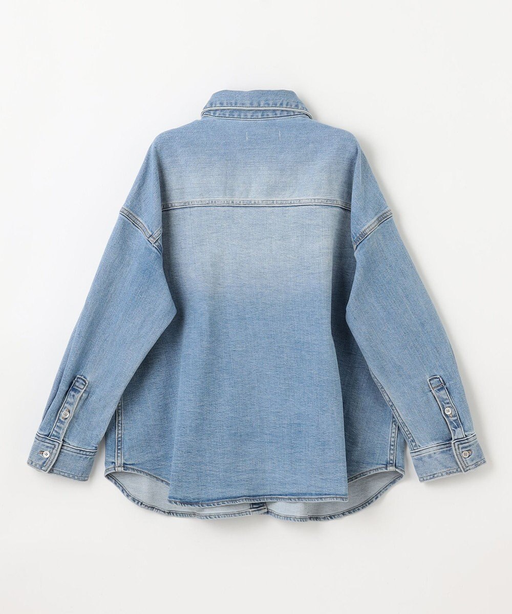 ANY 【洗濯機可/ストレッチ】デニムシャツ 