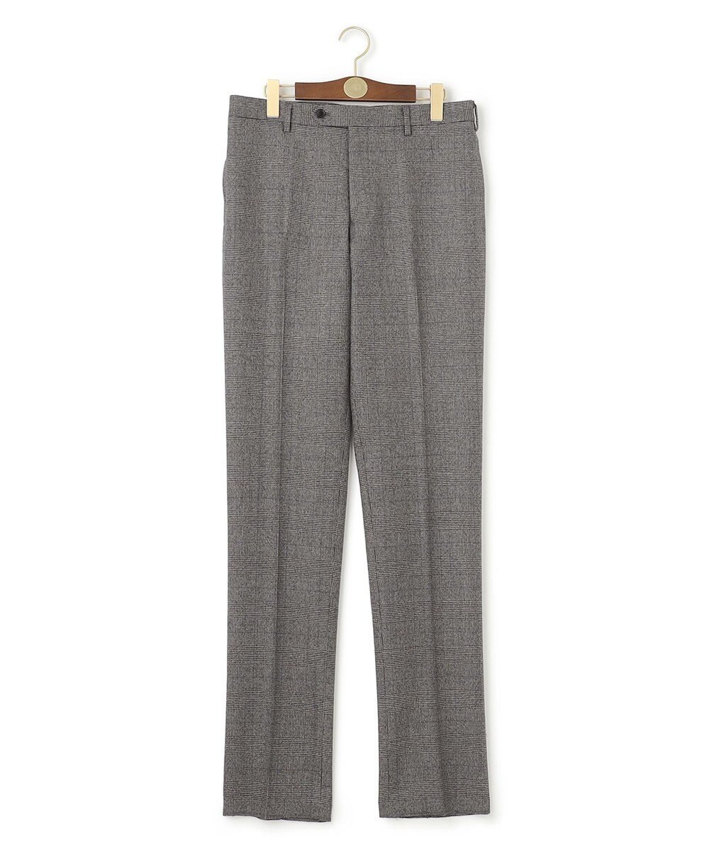 J.PRESS MEN トリートメントウール ストレッチグレナカート スラックス 