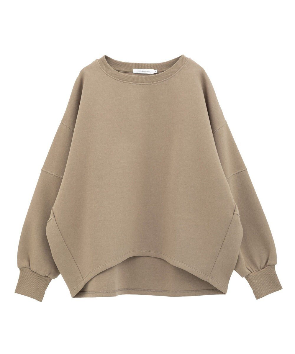 AMERICAN HOLIC 【WEB限定】袖タックコクーンポンチプルオーバー 