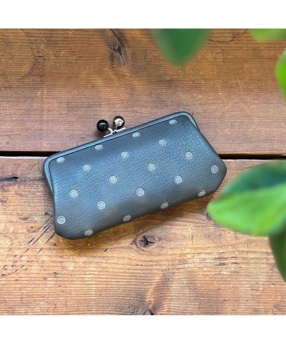 UNBILLION ペルケ perche / アクリル玉がま口長財布 