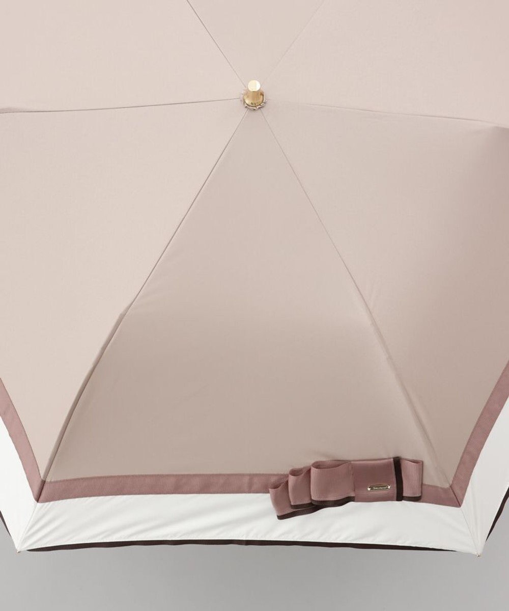 AURORA 【 Beaurance （ビューランス）】サマーシールド　リボン切り継ぎ加工晴雨兼用パラソル（折りたたみ） 