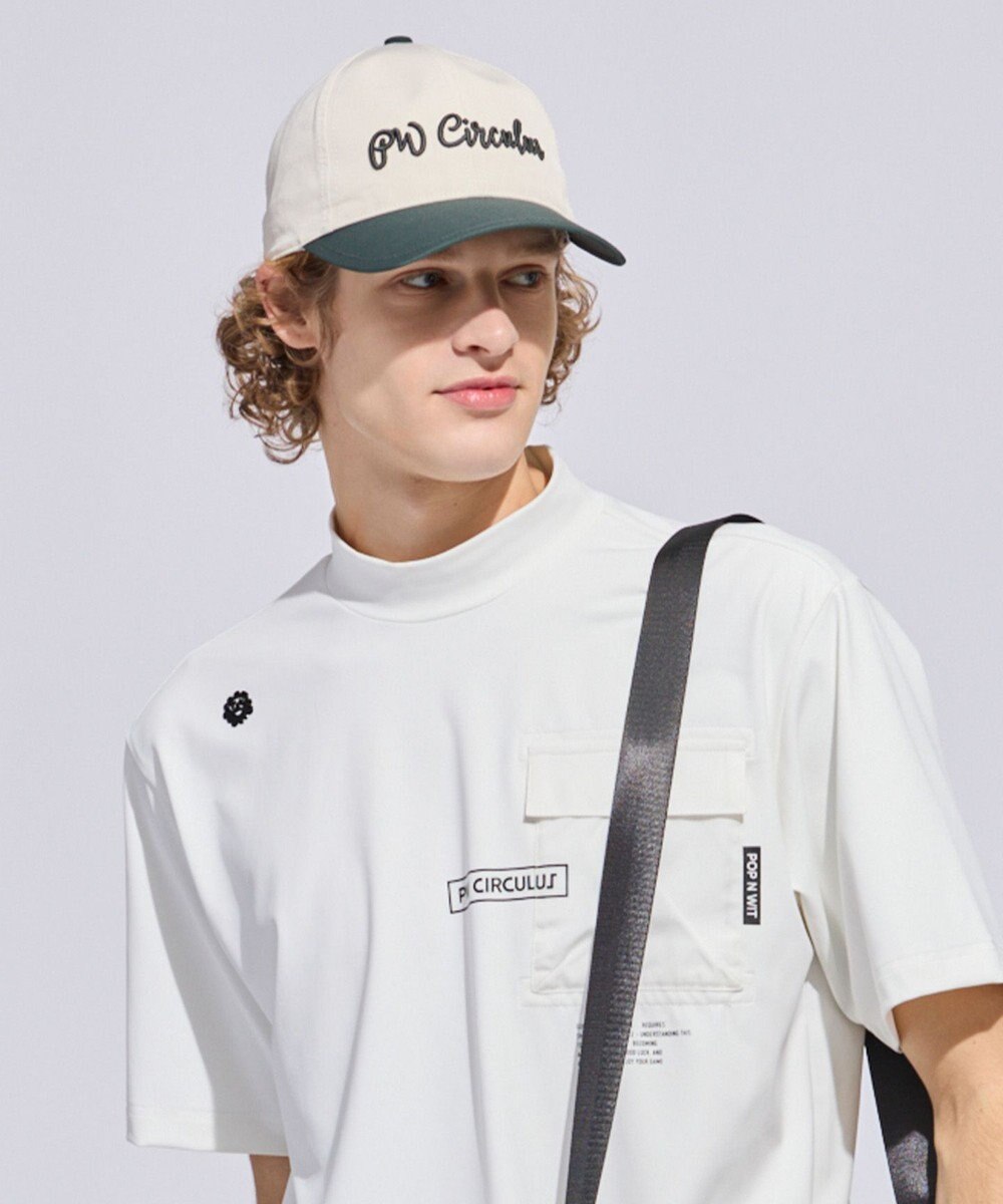 PW CIRCULUS 【UNISEX】３D刺繍ロゴキャップ ゴルフ 