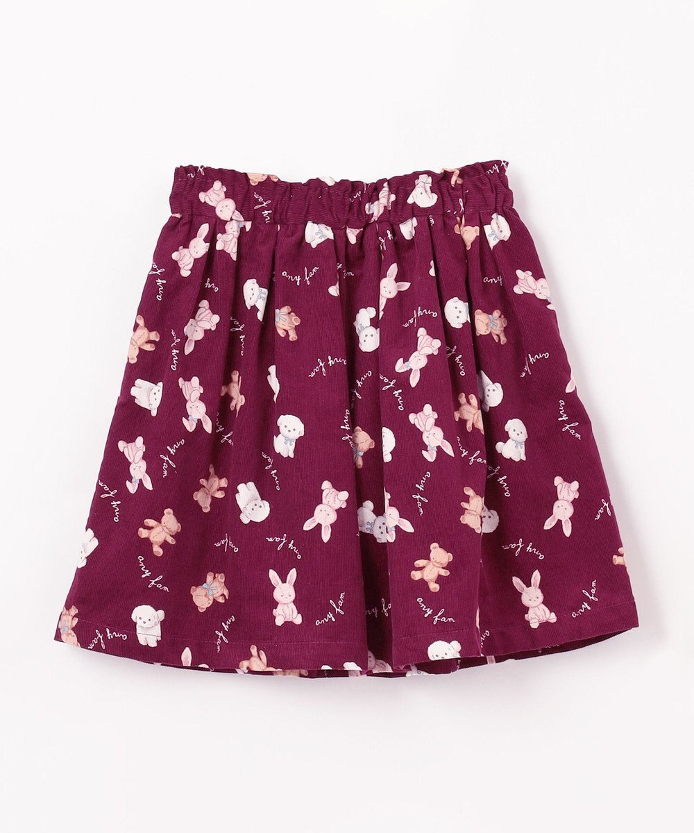 ANY KIDS アニマル 総柄 スカパン 