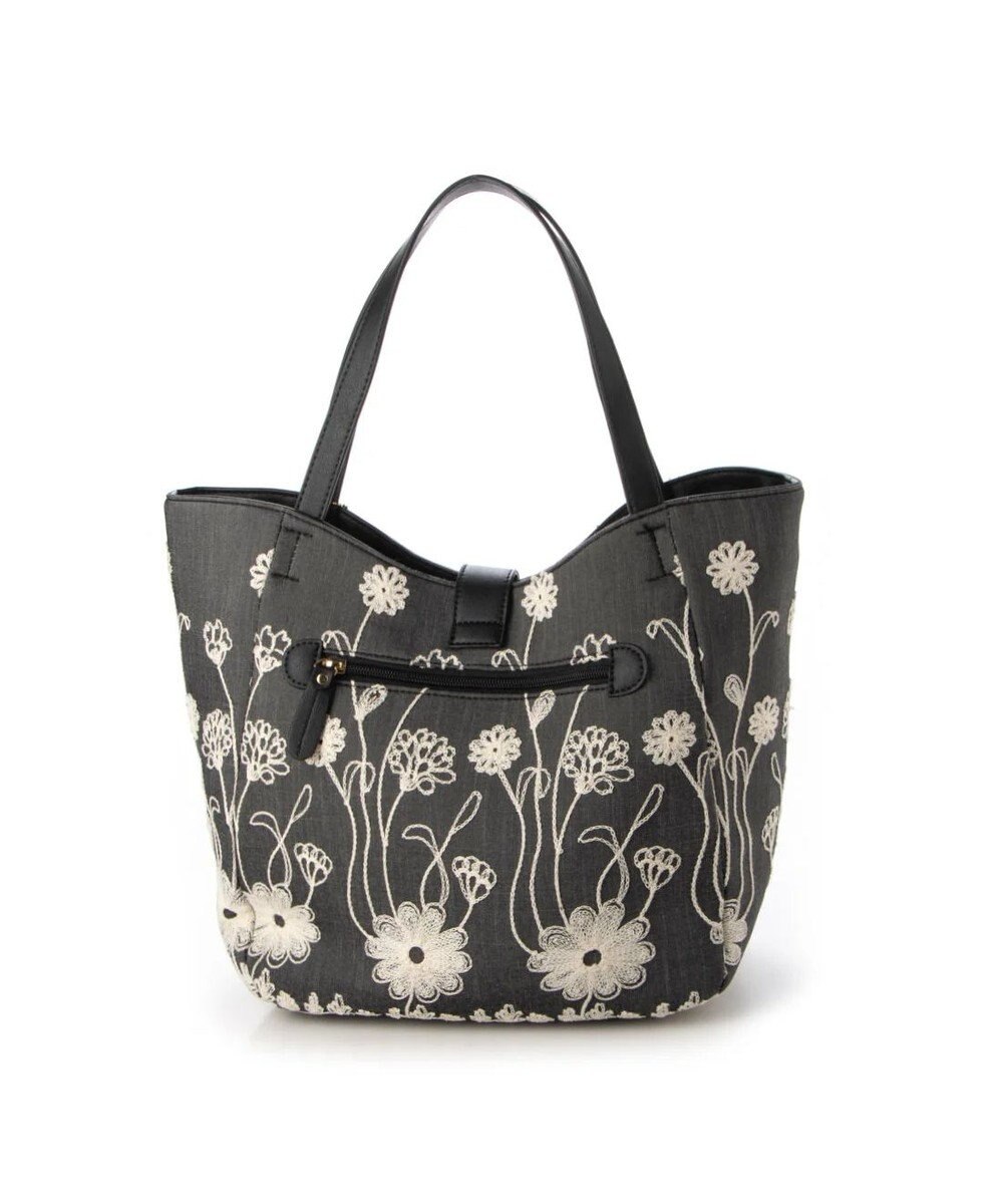 UNBILLION cachecache 花刺繍トートバッグL 