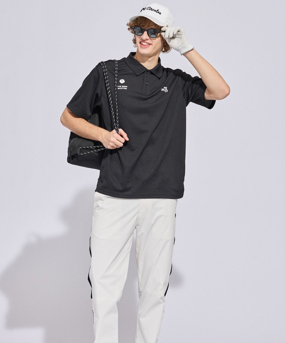 PW CIRCULUS 【MEN】ミニワッフル鹿の子ポロ ゴルフ 