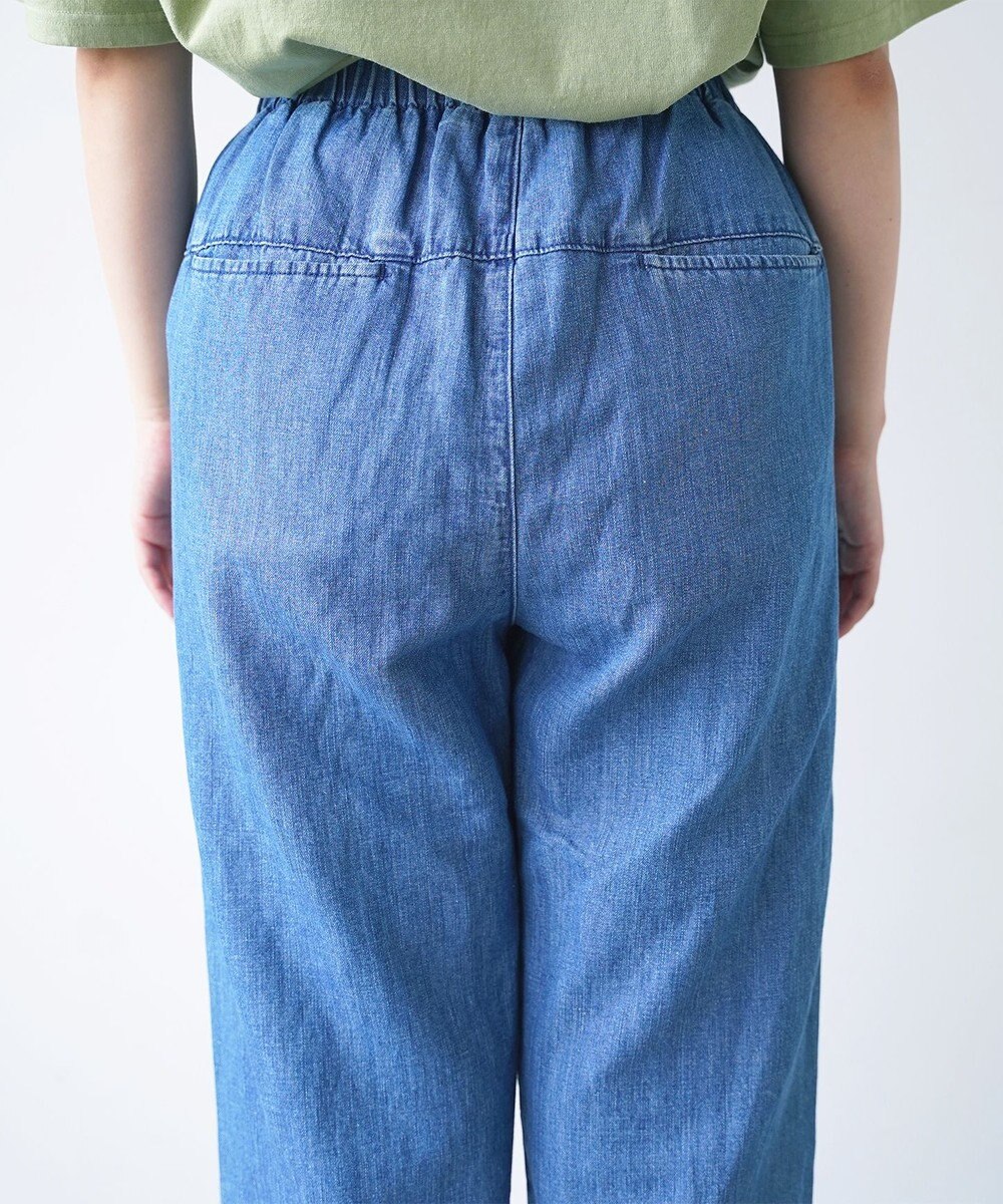 caqu FS linen cropped tapered pants クロップド丈 リネンイージーパンツ 
