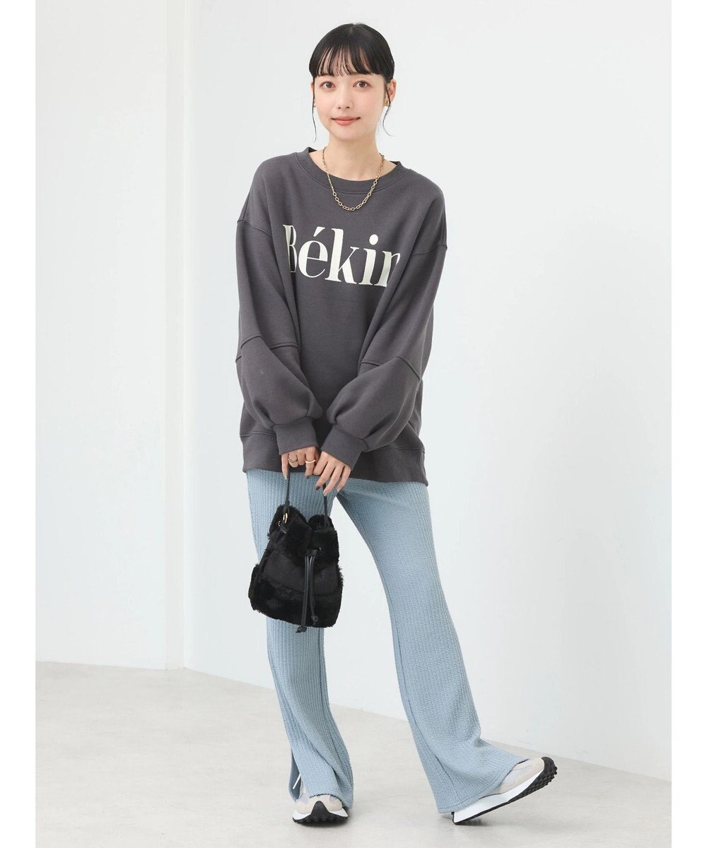 earth music&ecology ぽこぽこスリットパンツ 