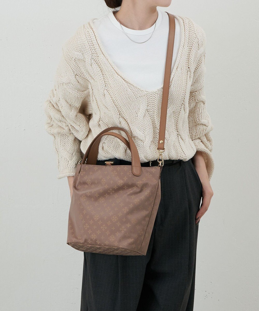 russet ナイロンジャガード2WAYミニトートバッグ(SF-260) 