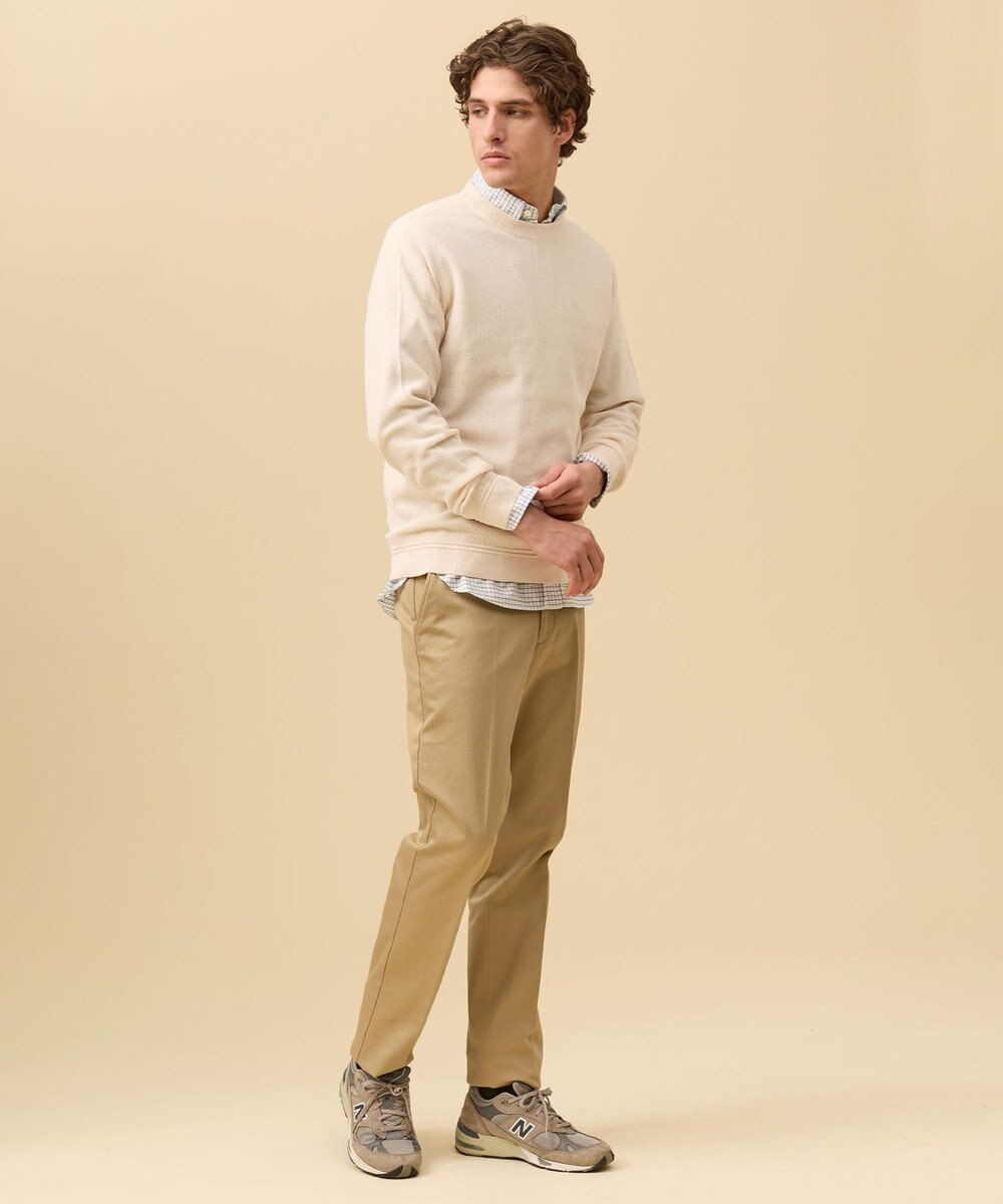 J.PRESS MEN ギマコットンカノコクルーネック ニット 