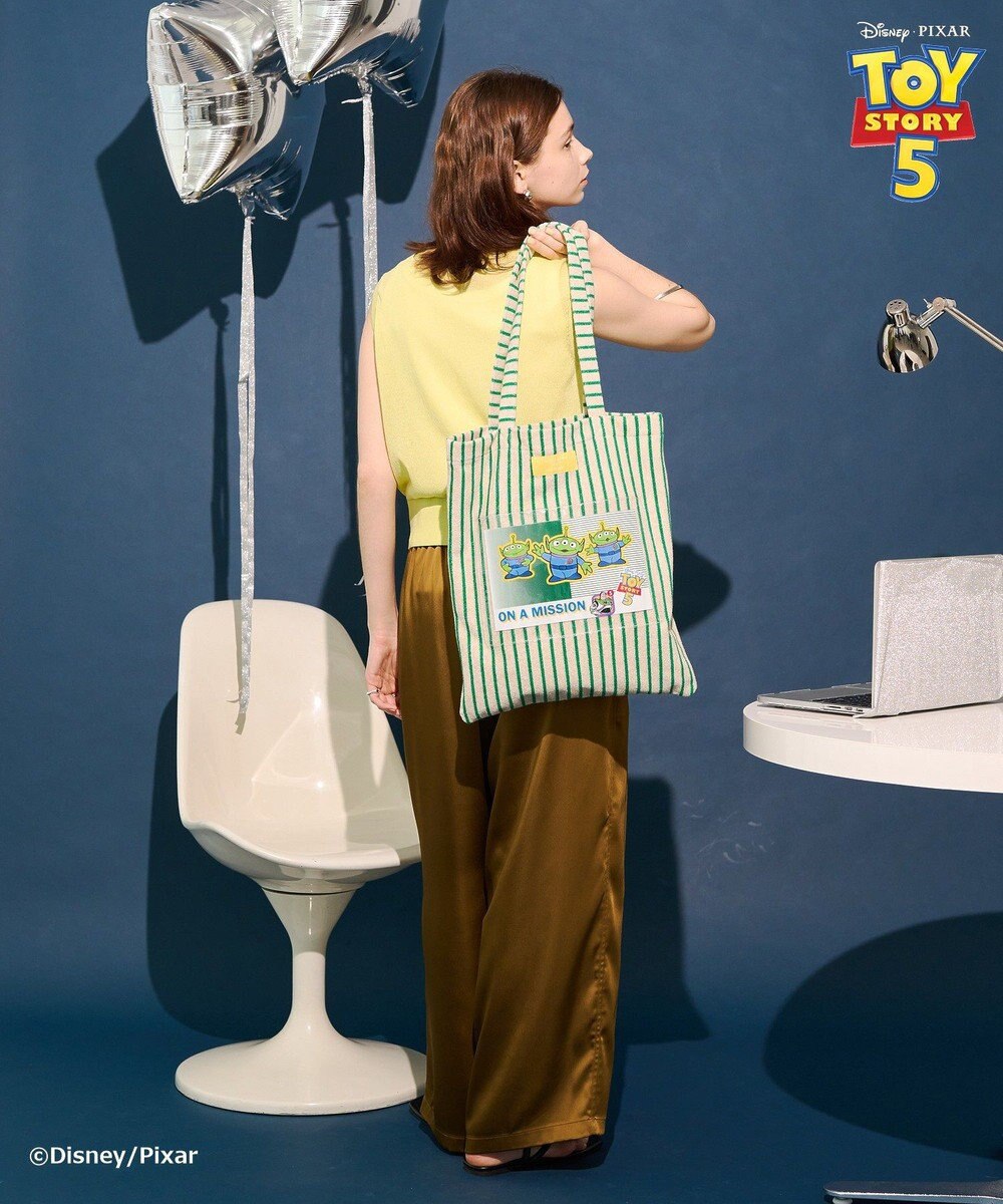 AMERICAN HOLIC 【TOY STORY 5】ストライプパイルトートBAG 