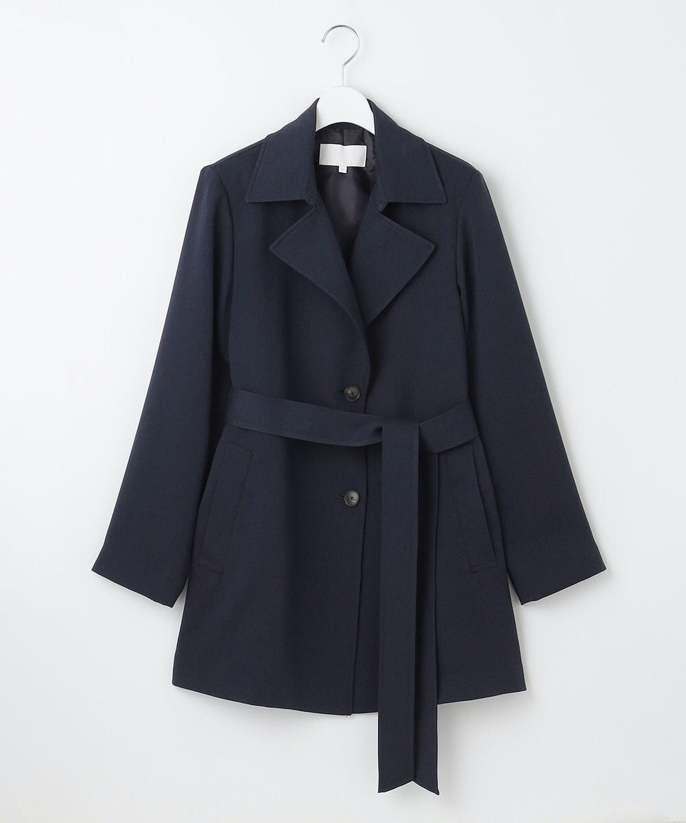 自由区 トロトレンチミドル丈 コート 