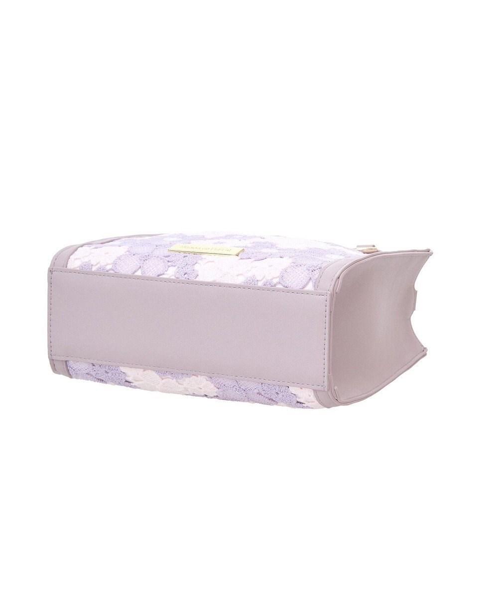 Maison de FLEUR フラワーレース2Wayスクエアトートバッグ 