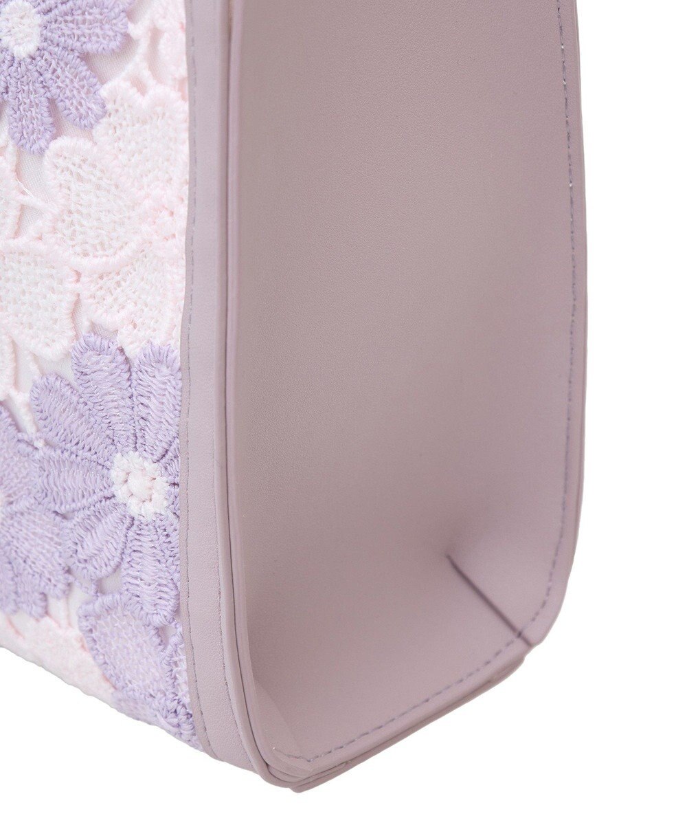 Maison de FLEUR フラワーレース2Wayスクエアトートバッグ 