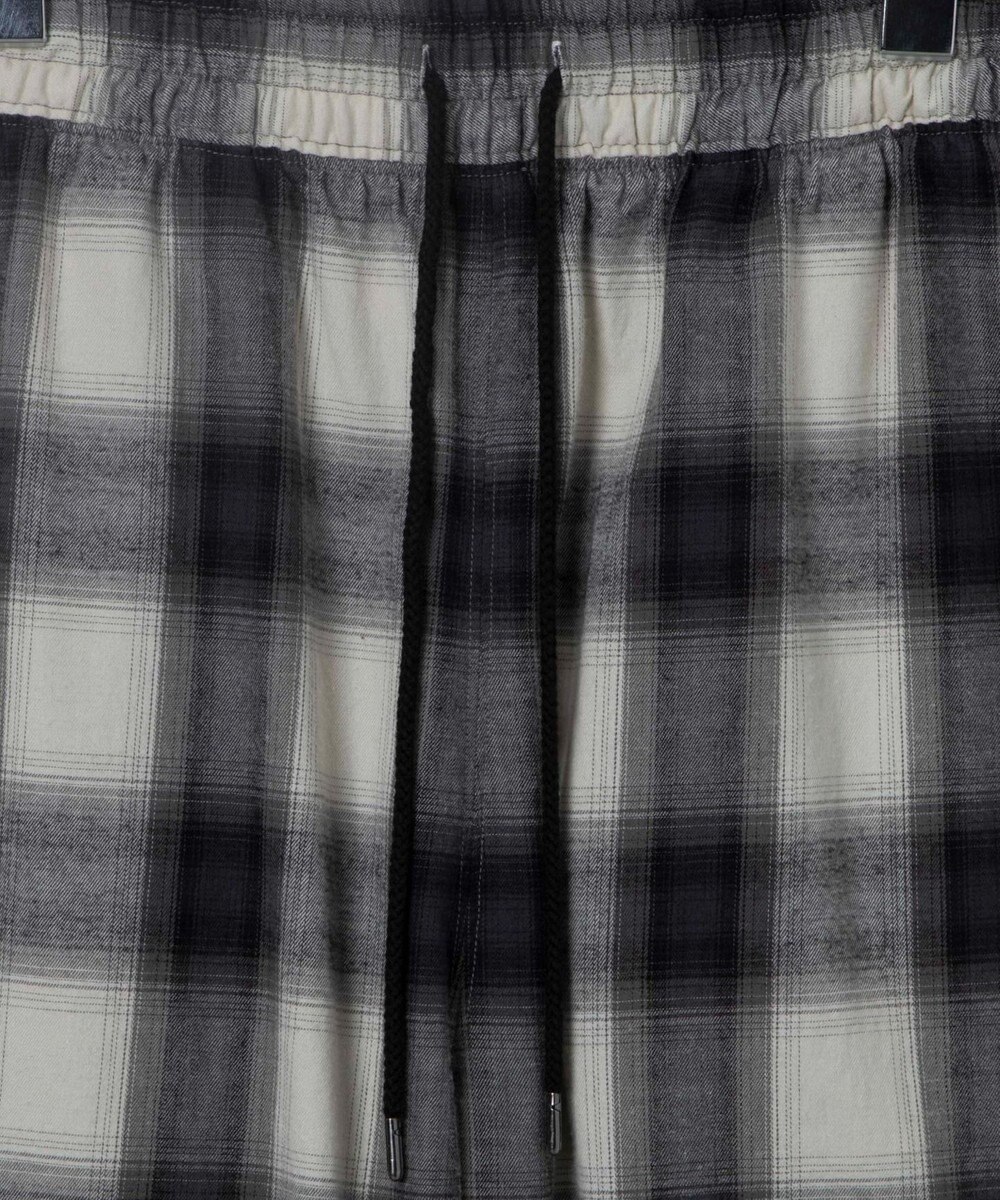 WEGO 【ウエストゴム】オンブレチェックイージーパンツ 