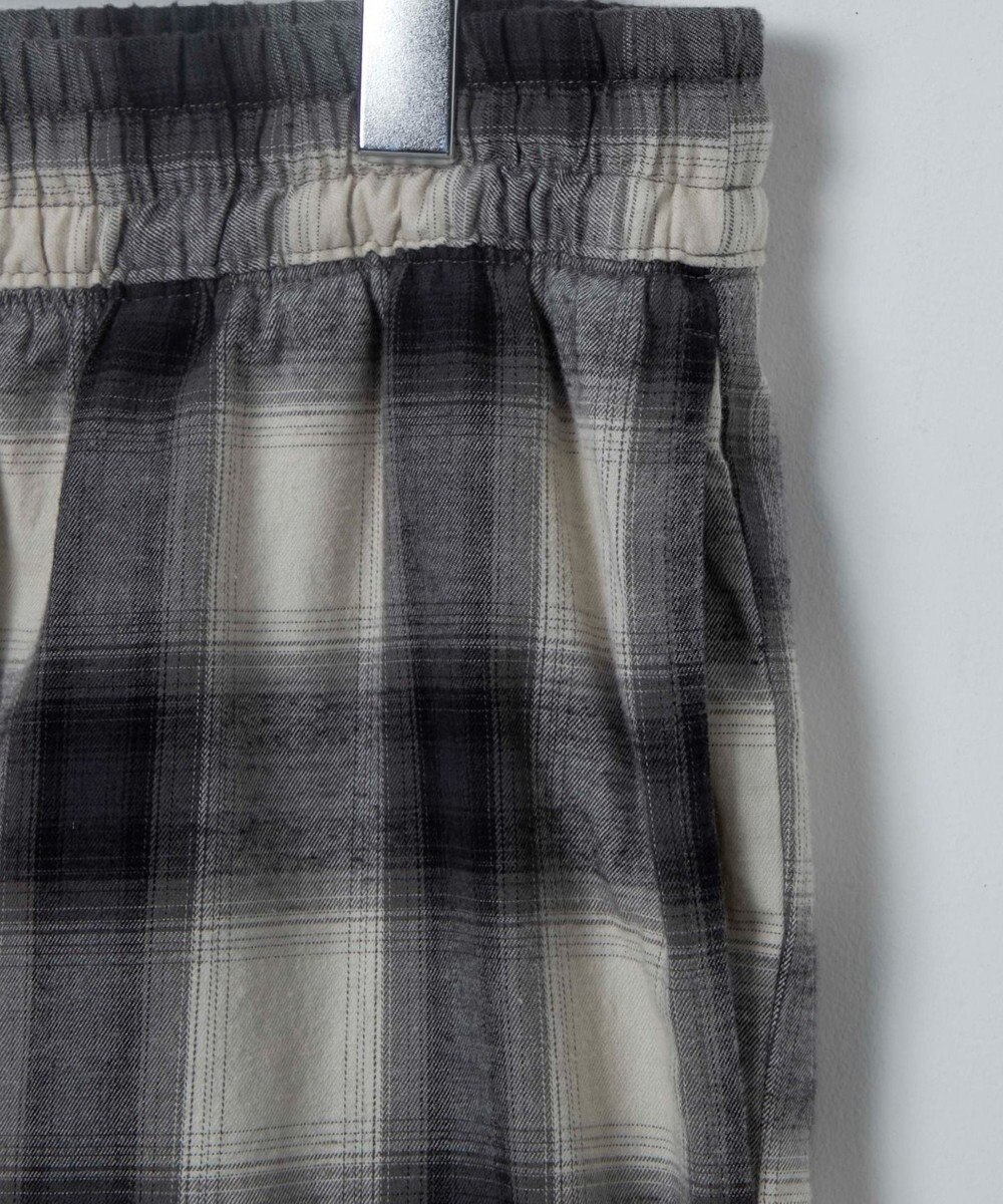 WEGO 【ウエストゴム】オンブレチェックイージーパンツ 