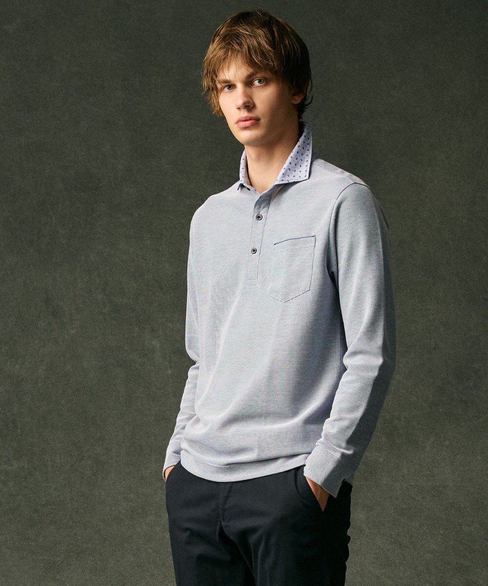 JOSEPH ABBOUD 【サスティナブル】オーガニックコットンダディ  ポロ 