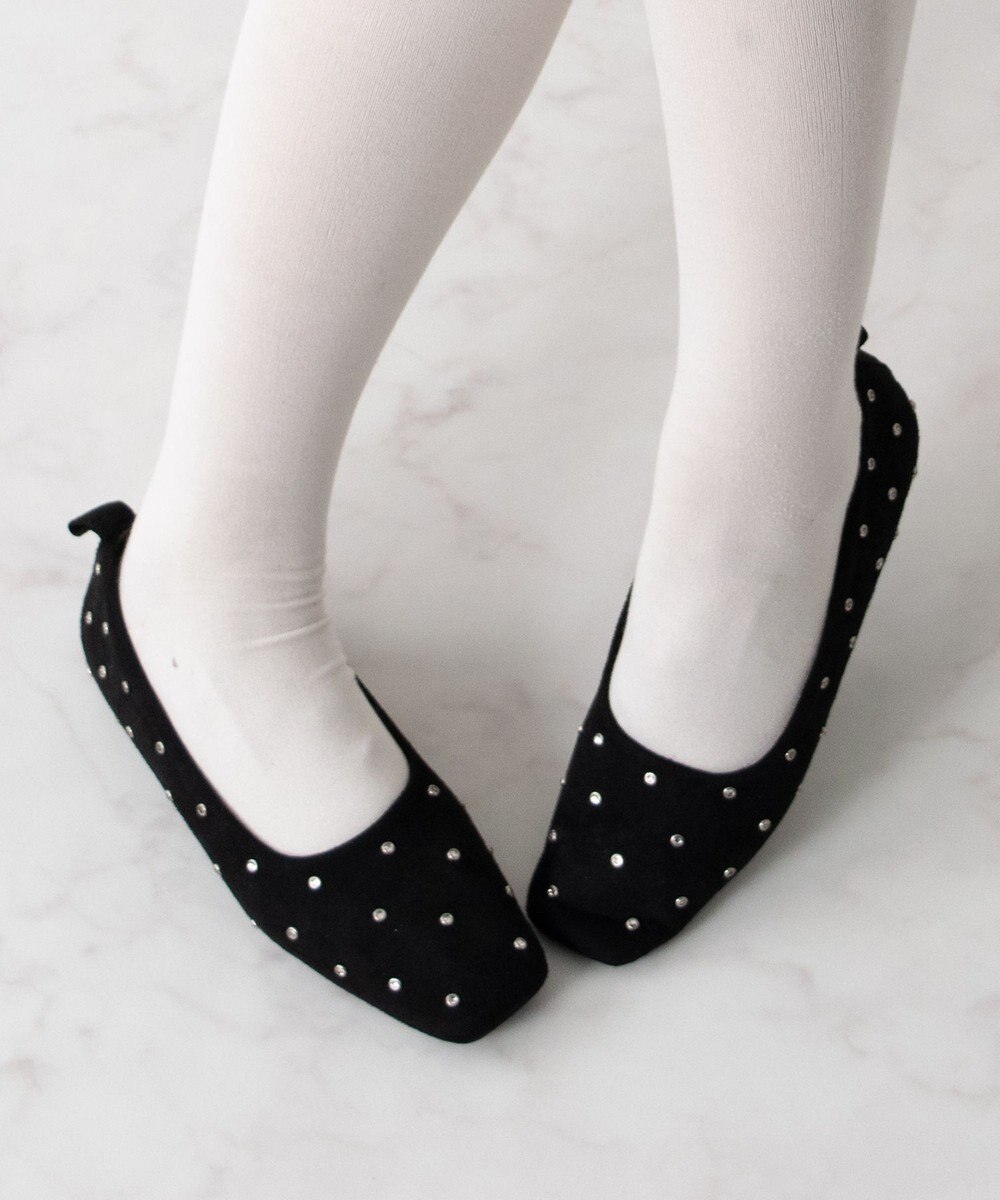 Bridget Birkin 【Bridget Birkin】ドットビジューフラットシューズ 