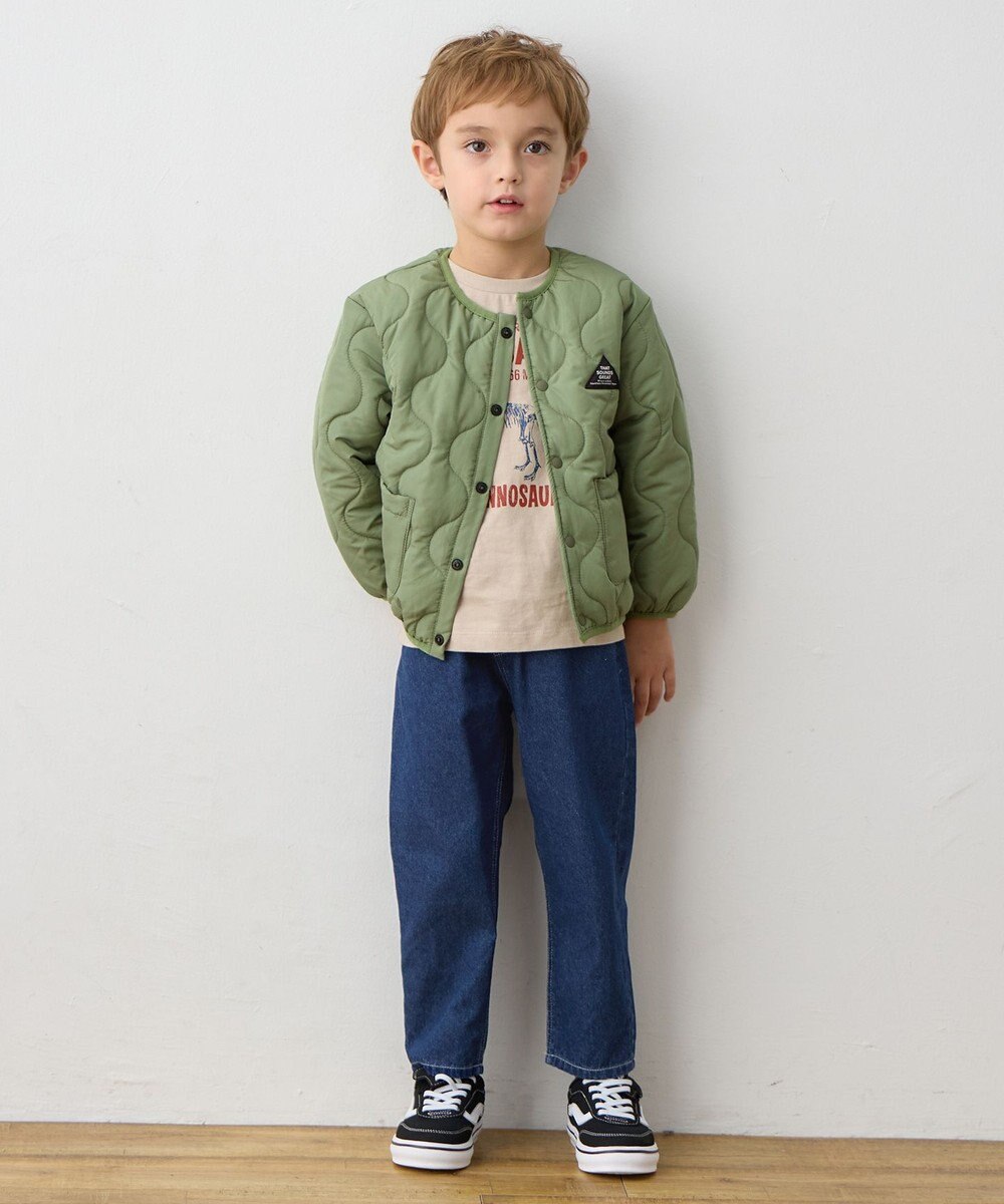 ANY KIDS 【洗濯機可能】中綿キルティング ジャケット 