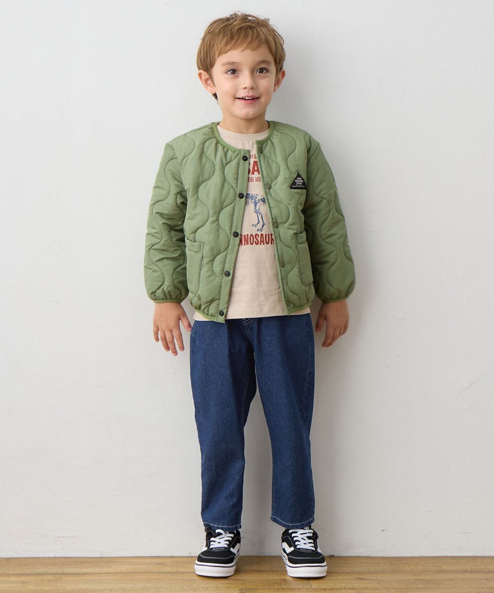 ANY KIDS 【洗濯機可能】中綿キルティング ジャケット 