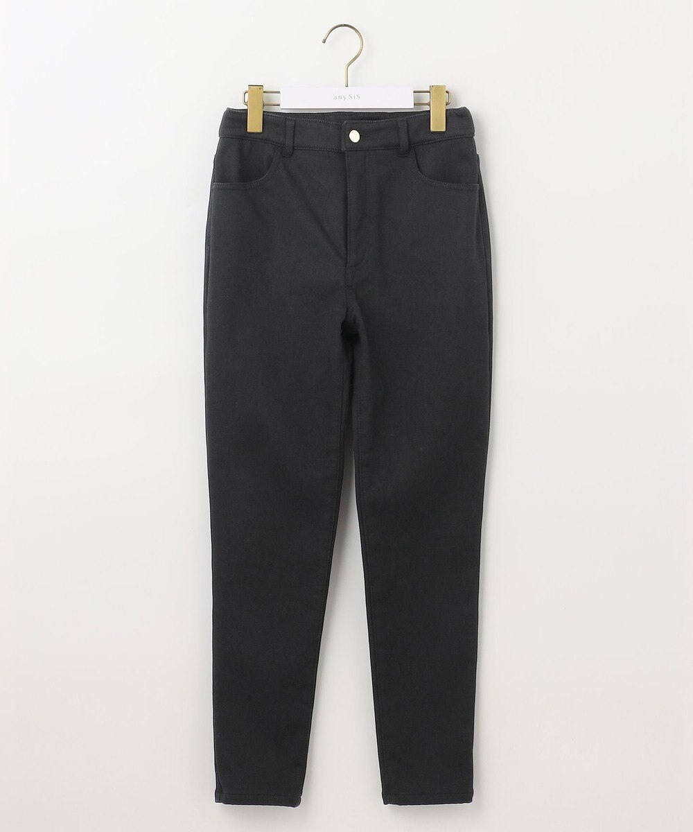 ANY SIS 【洗える/裏起毛】スフレ デニム 