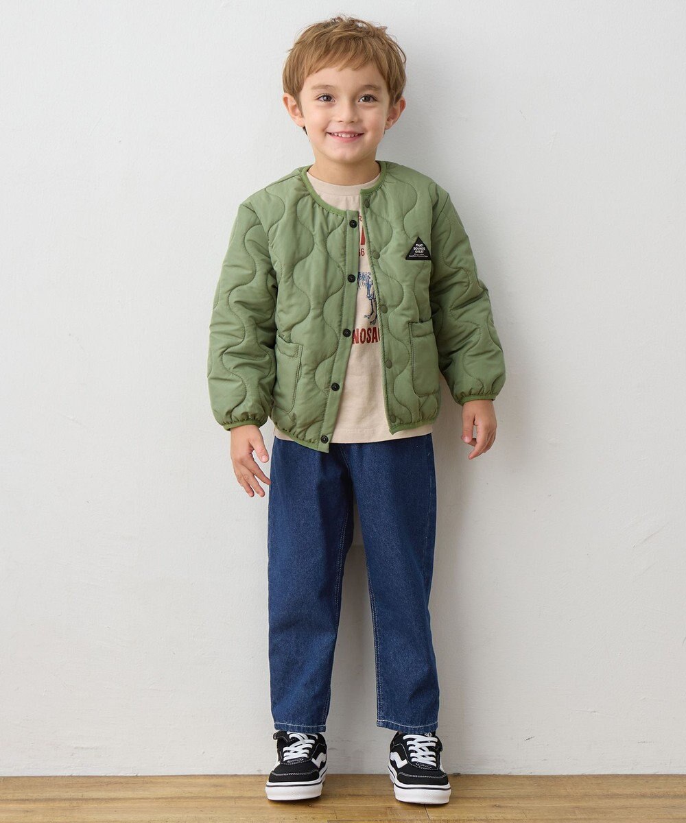 ANY KIDS 【洗濯機可能】中綿キルティング ジャケット 