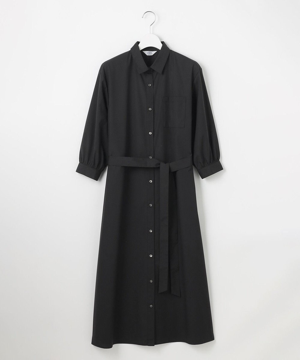 J.PRESS LADIES L 【洗える・接触冷感・UVケア】エステネージュ シャツ ワンピース 