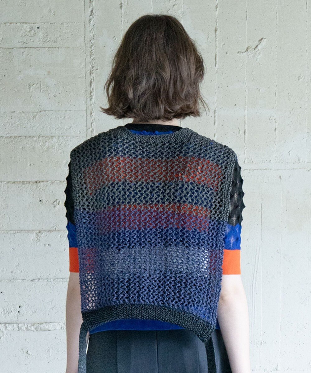 COQ STRATA 和紙ショート丈ベスト 