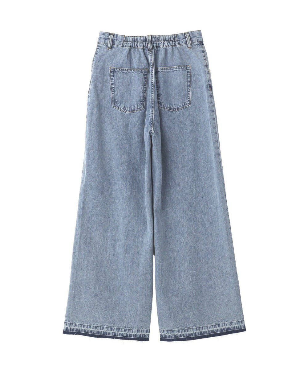 YECCA VECCA 綿麻バギーデニムパンツ 